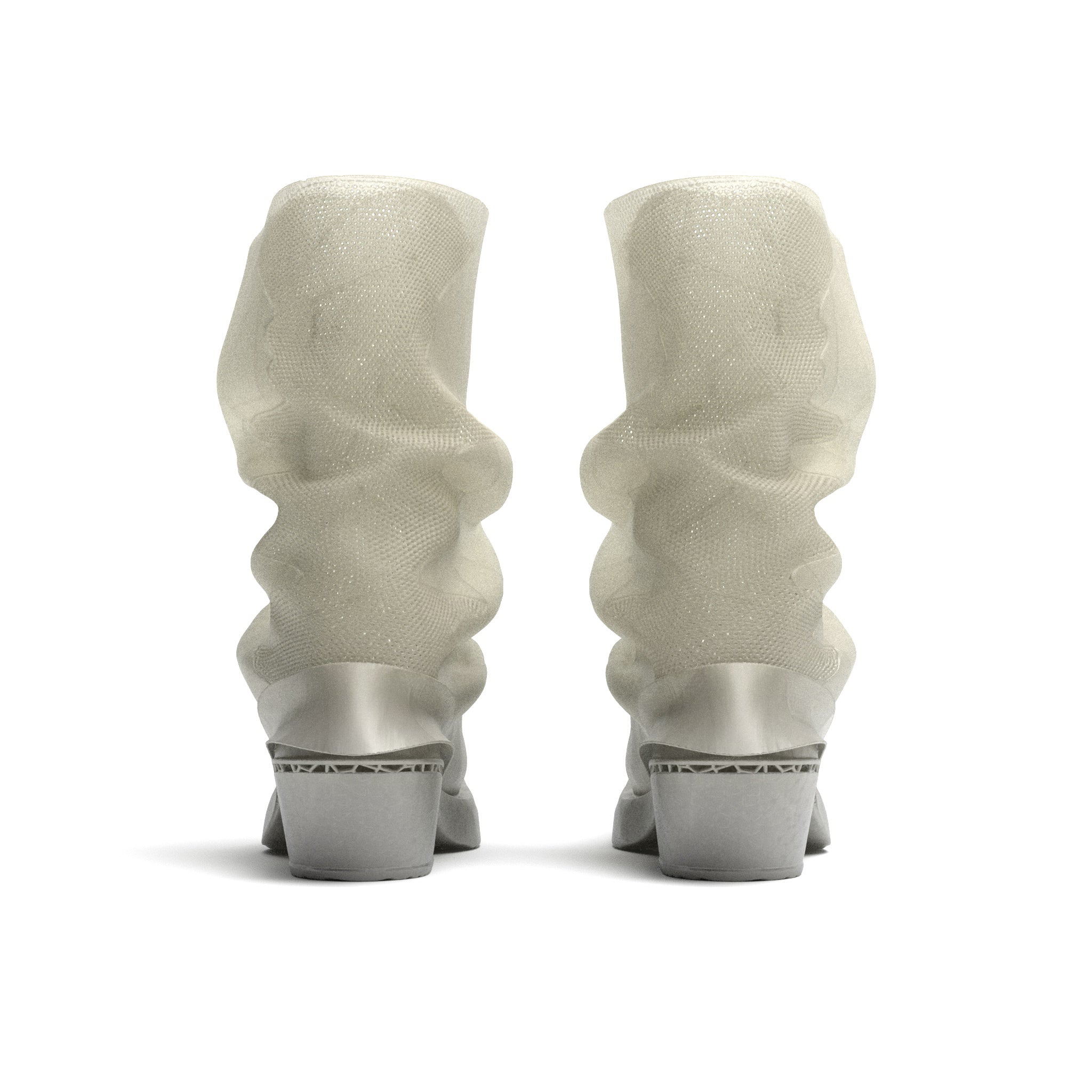 SCRY Fold Boots "Mist-Silver"