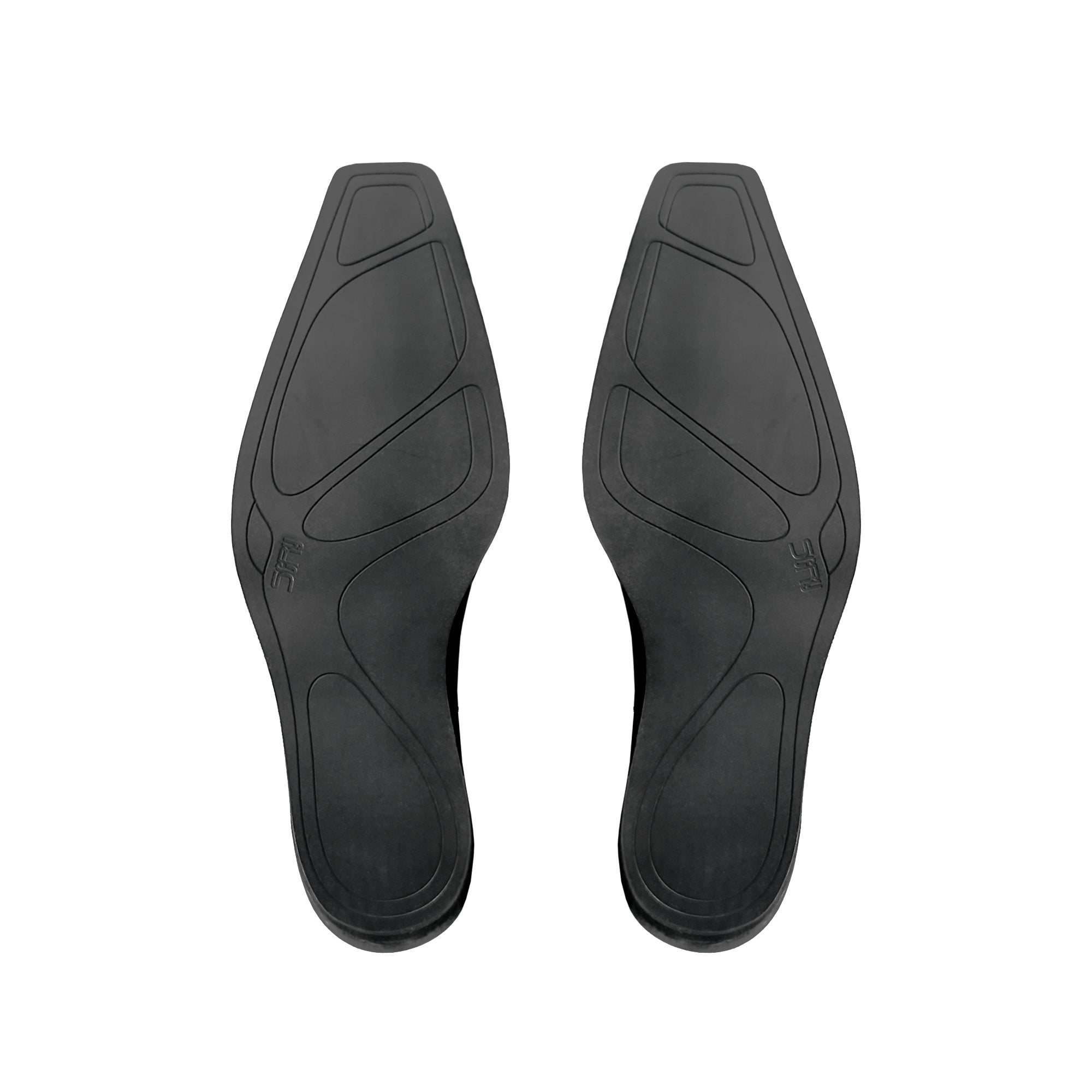 SCRY Dig Chelsea Boots "Black Laser"