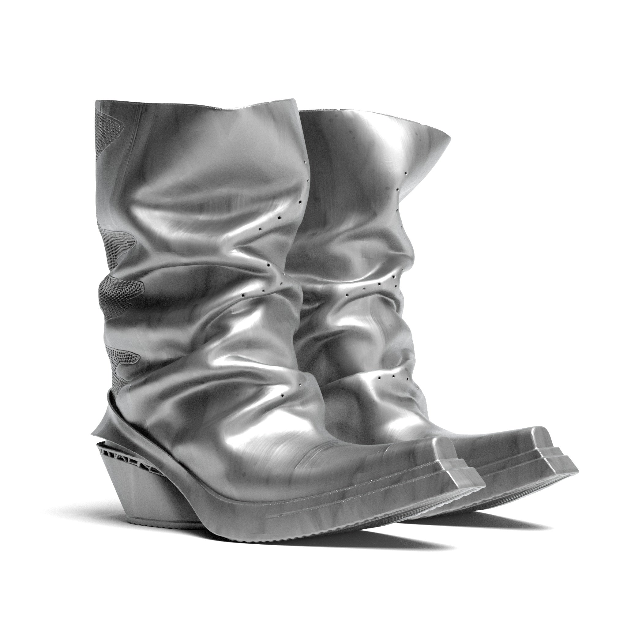 SCRY Fold Boots "Mithril"